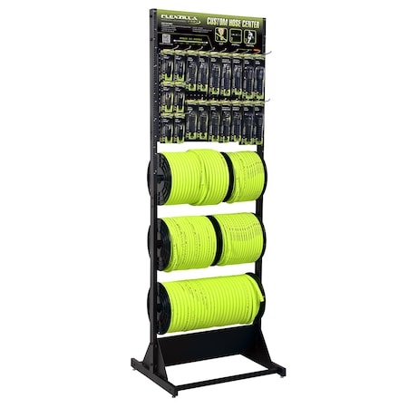 Flexzilla Pro Custom Hose Center with Hose and Reu HFZBRP1